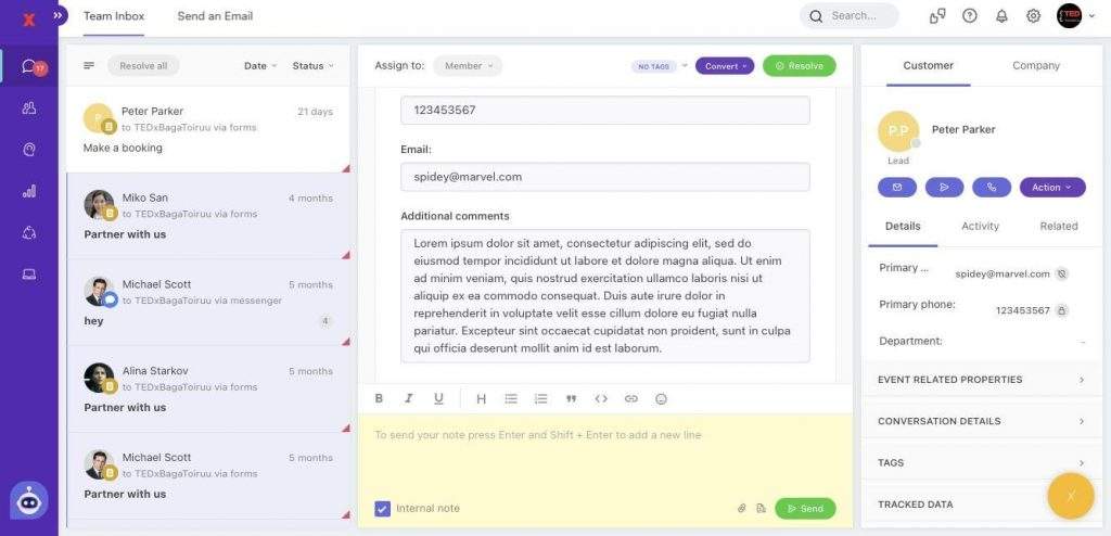 erxes (Inbox)