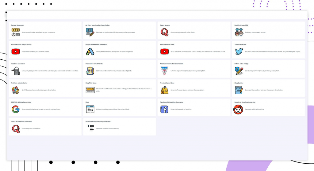 Instacopy home page