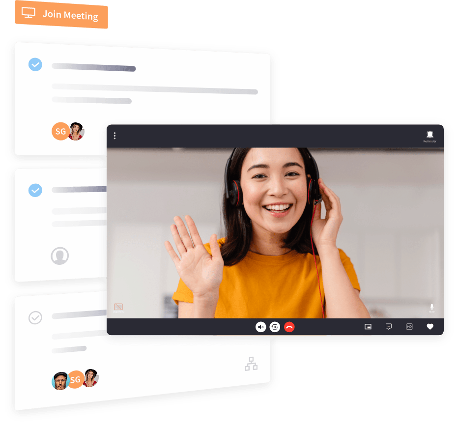 Beenia - Run meetings product page