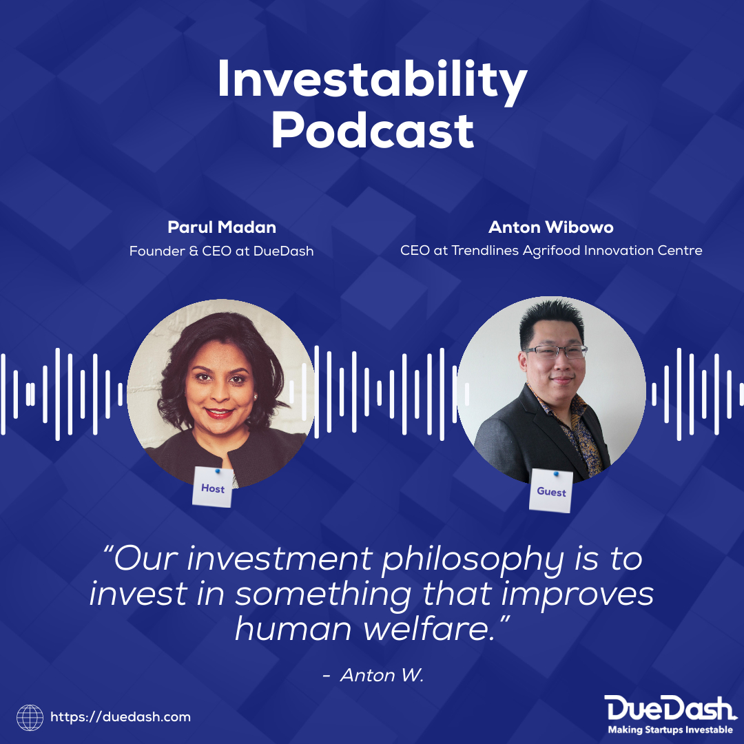 Investor Anton Wibowo from Trendlines Agrifood Innovation Centre – Investing in impactful startups
